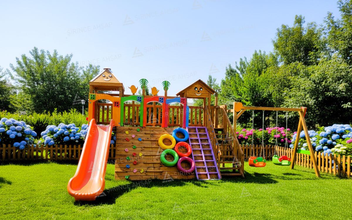 Ahşap Aydın Çocuk Oyun Parkı galeri görsel