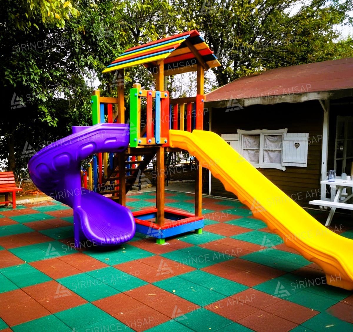 Ahşap Hadımköy Renkli Çocuk Oyun Parkı Ahsap-Hadimkoy-Renkli-Cocuk-Oyun-Parki