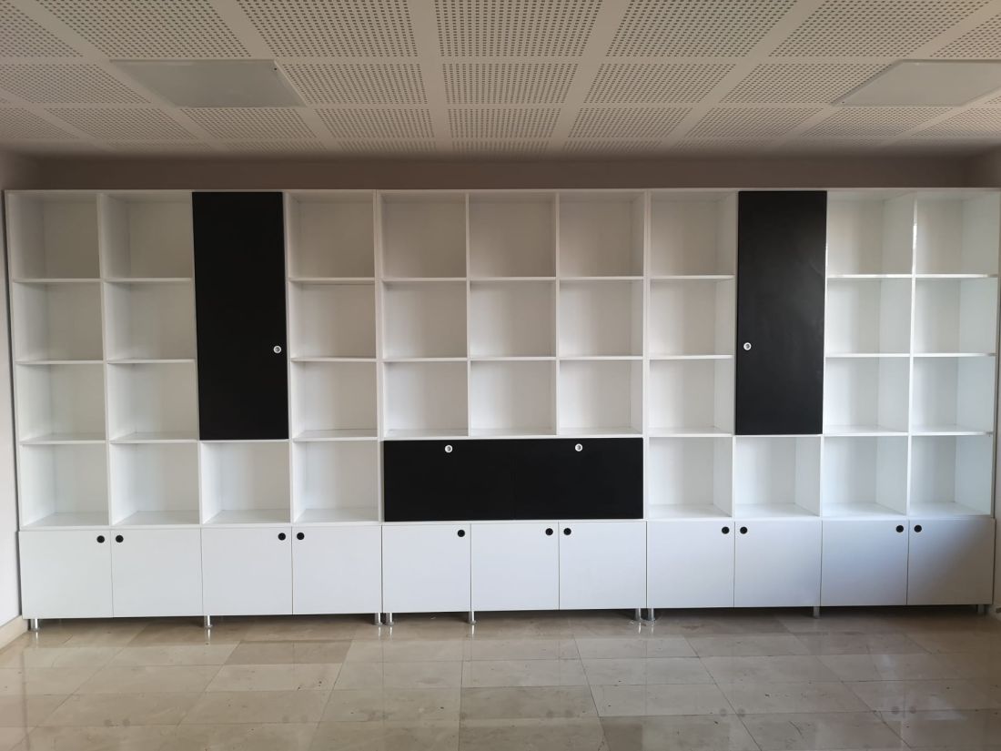 Geniş Ofis Kitaplık ve Dosya Dolabı Sistemi Geniş Ofis Kitaplık ve Dosya Dolabı Sistemi
